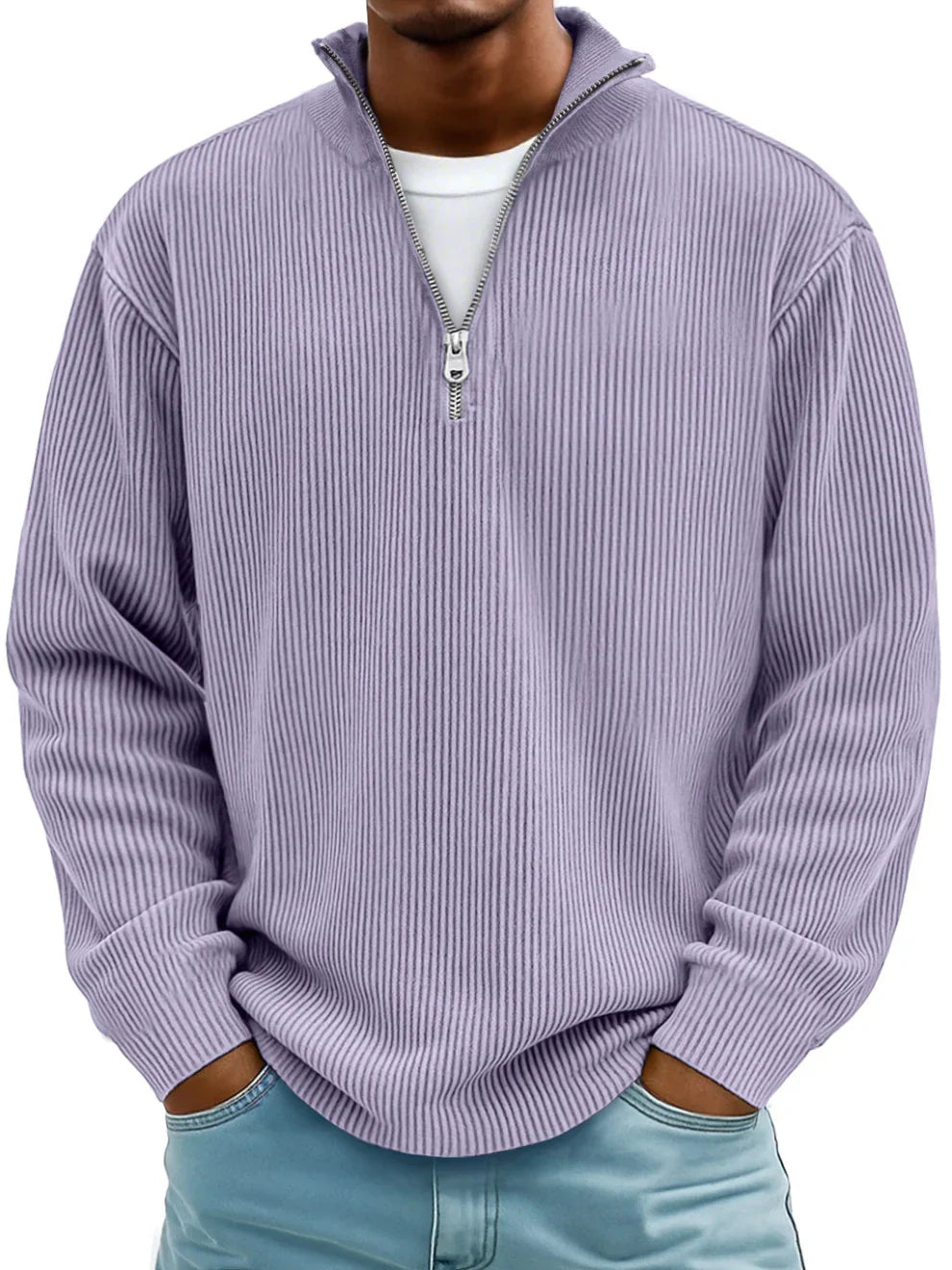 ARNAUD LYON | PULL AVEC ZIP TENDANCE