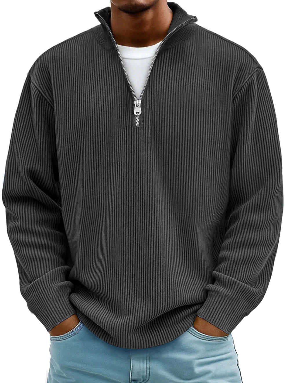 ARNAUD LYON | PULL AVEC ZIP TENDANCE