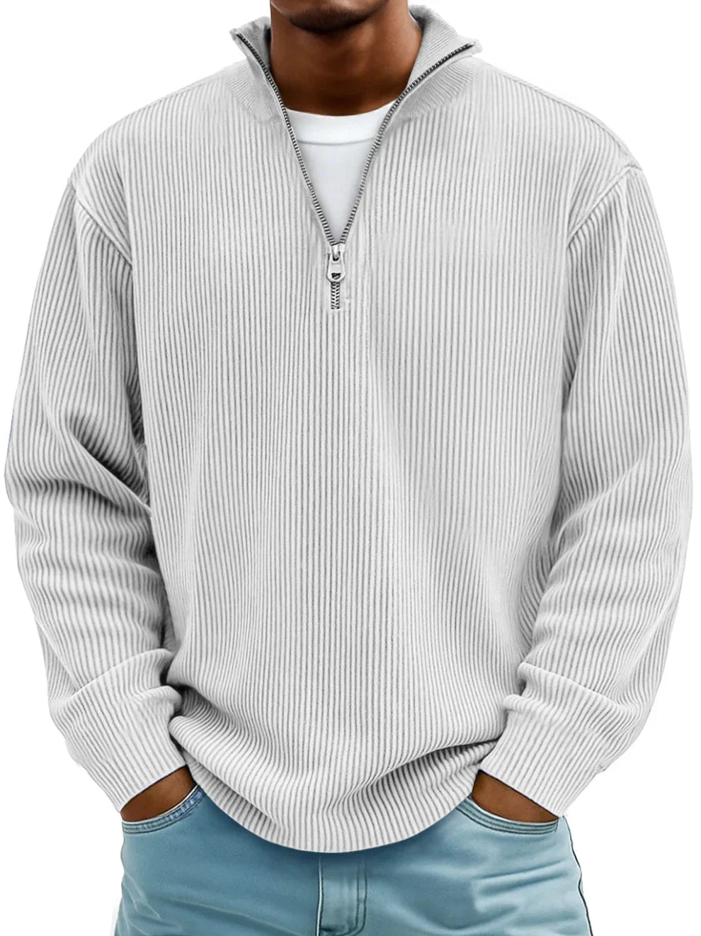 ARNAUD LYON | PULL AVEC ZIP TENDANCE