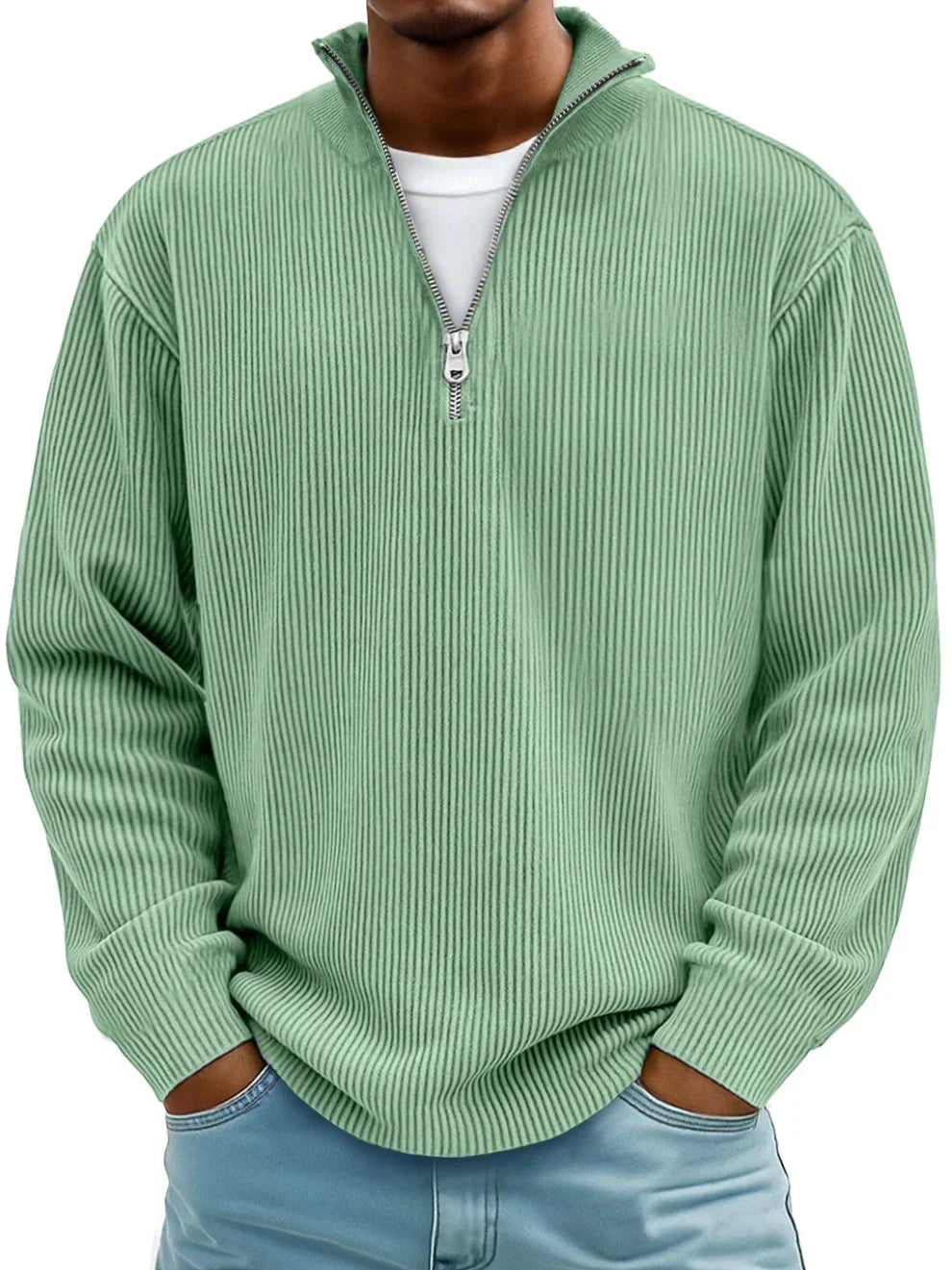 ARNAUD LYON | PULL AVEC ZIP TENDANCE