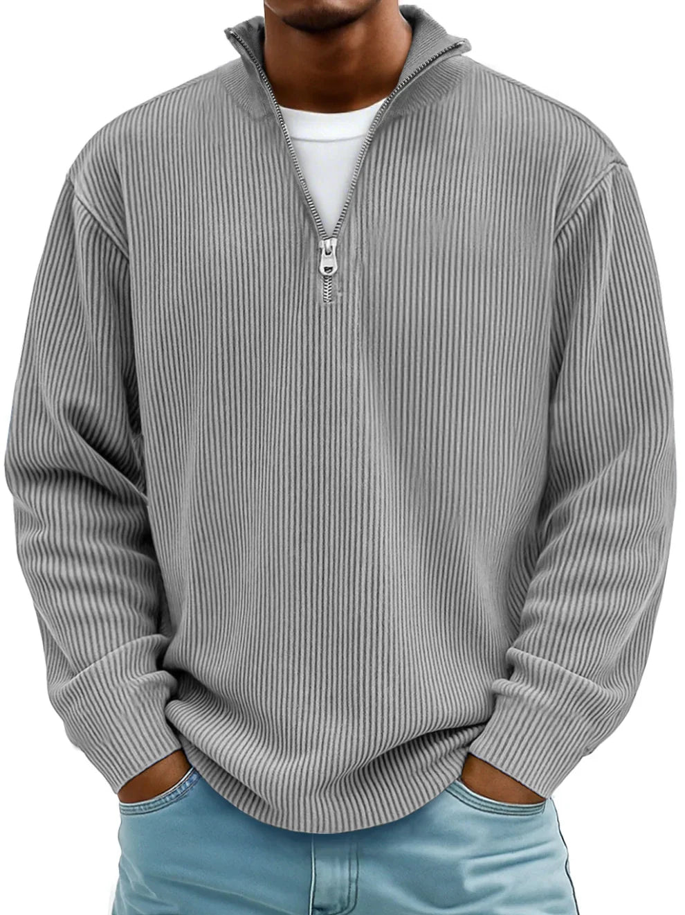ARNAUD LYON | PULL AVEC ZIP TENDANCE