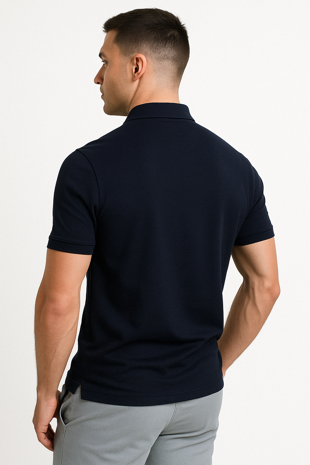 ARNAUD LYON | POLO MODERNE AVEC ZIP MI-HAUT