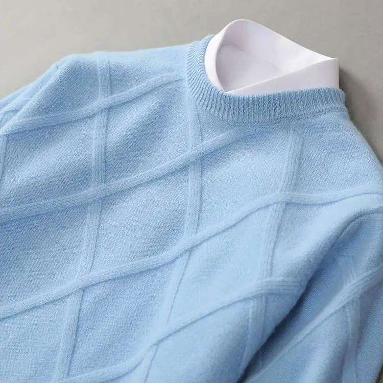 ARNAUD LYON | PULL ARGYLE EN CACHEMIRE
