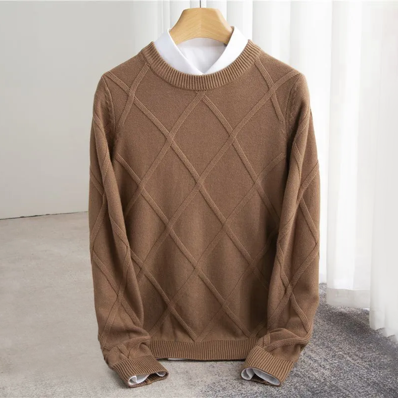 ARNAUD LYON | PULL ARGYLE EN CACHEMIRE