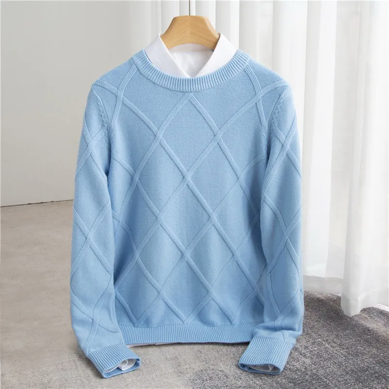 ARNAUD LYON | PULL ARGYLE EN CACHEMIRE