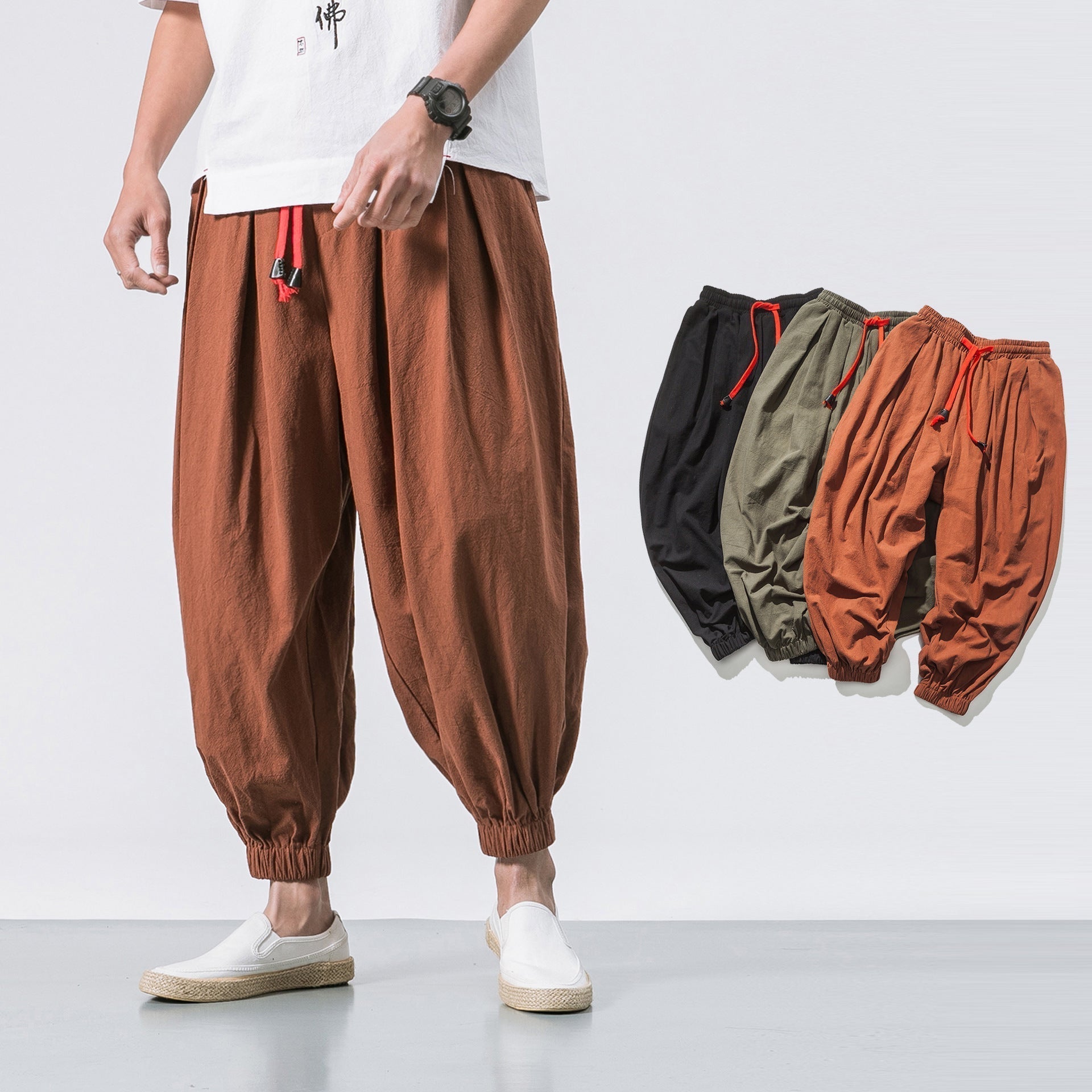 ARNAUD LYON | PANTALONS OVERSIZE EN COTON
