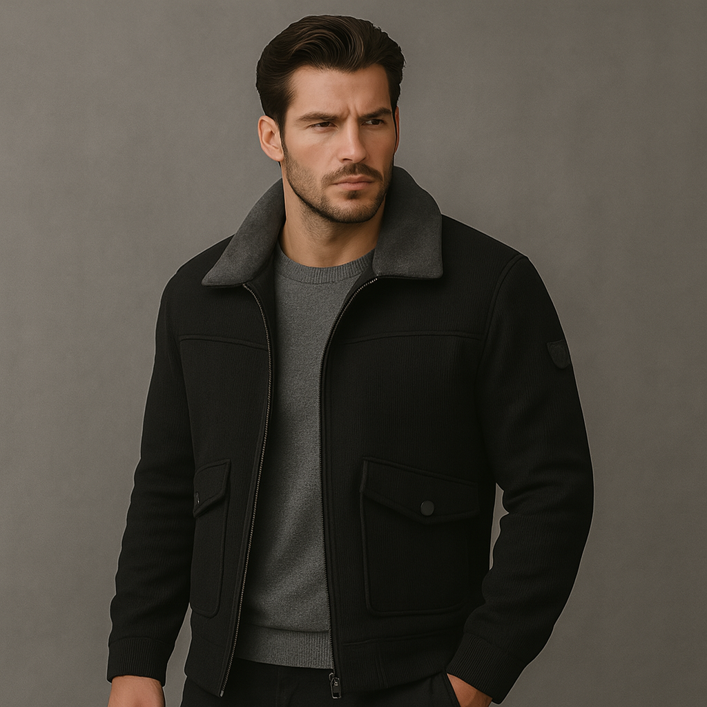 ARNAUD LYON | VESTE POUR HOMME AVEC FAUSSE FOURRURE