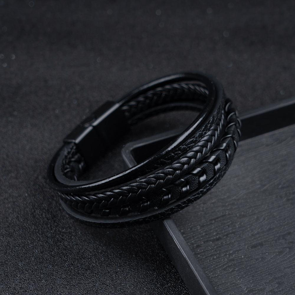 ARNAUD LYON | BRACELET HOMME EN CUIR DE LUXE