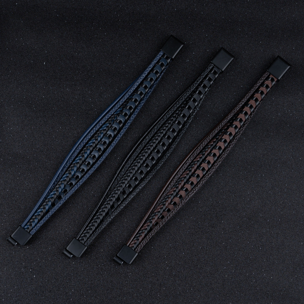 ARNAUD LYON | BRACELET HOMME EN CUIR DE LUXE