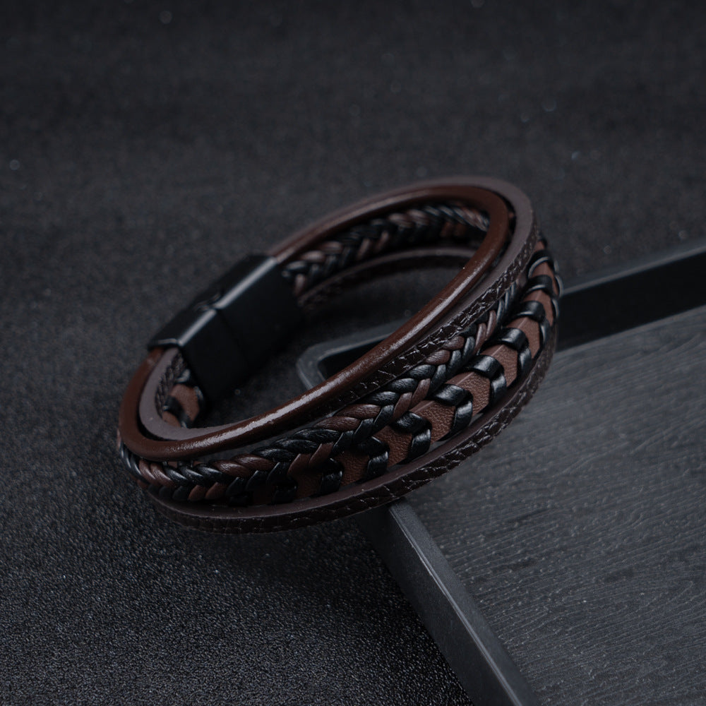 ARNAUD LYON | BRACELET HOMME EN CUIR DE LUXE