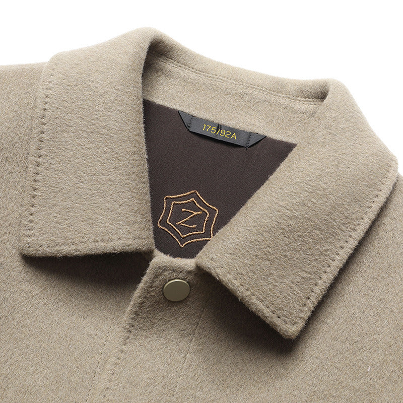 ARNAUD LYON | MANTEAU EN LAINE D'AUTOMNE