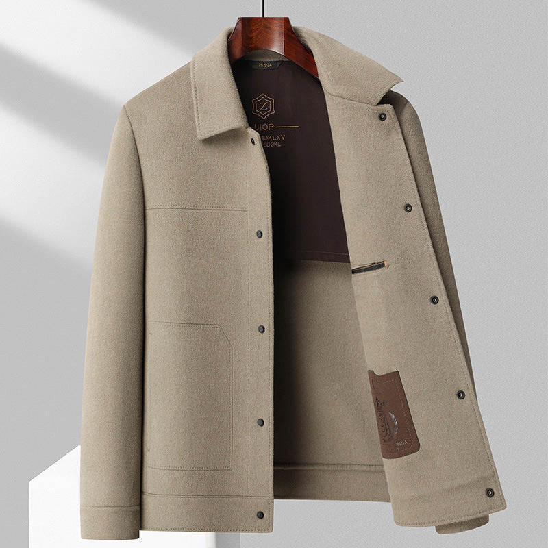 ARNAUD LYON | MANTEAU EN LAINE D'AUTOMNE