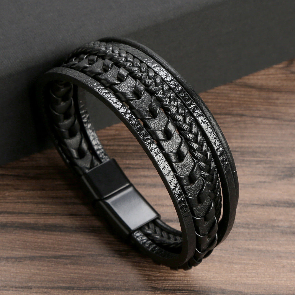 ARNAUD LYON | BRACELET HOMME EN CUIR DE LUXE