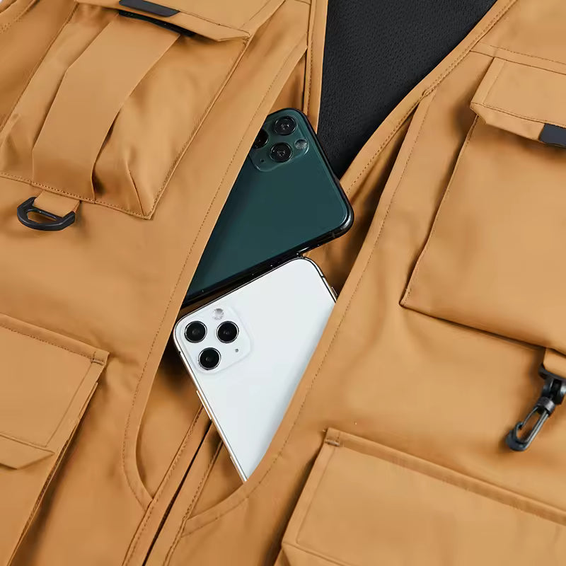 ARNAUD LYON | GILET CARGO RESPIRANT MULTI-POCHES