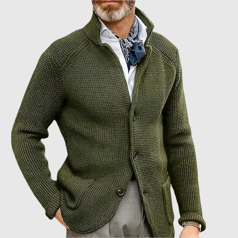 ARNAUD LYON | CARDIGAN EN MAILLE INTEMPORELLE