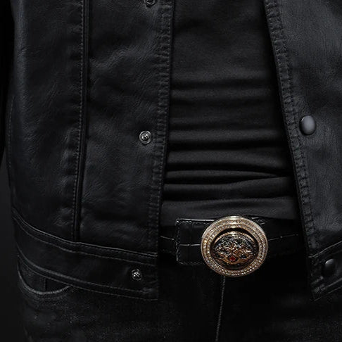 ARNAUD LYON | VESTE EN CUIR RIDER