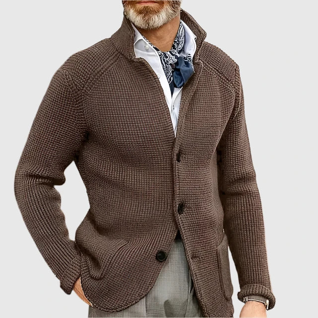 ARNAUD LYON | CARDIGAN EN MAILLE INTEMPORELLE