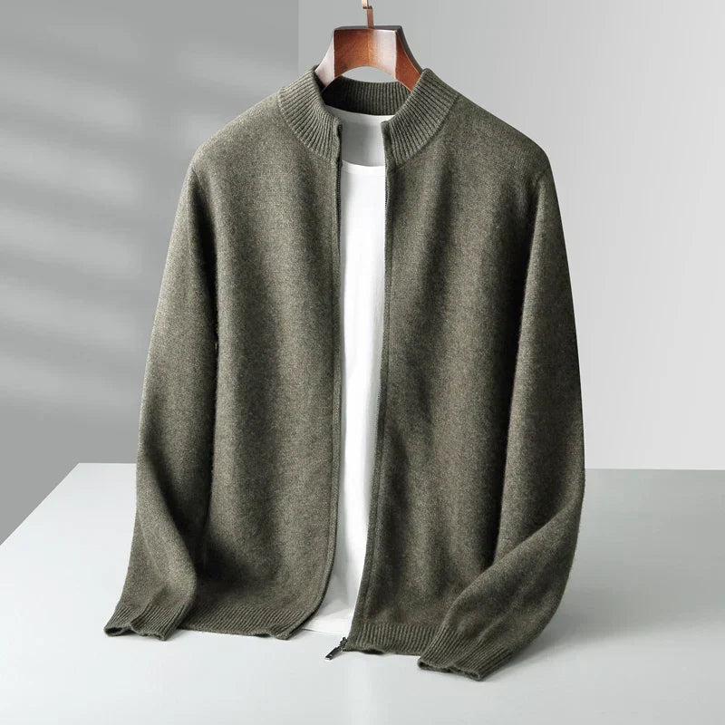 ARNAUD LYON | GILET DE LUXE EN LAINE DE CACHEMIRE PREMIUM