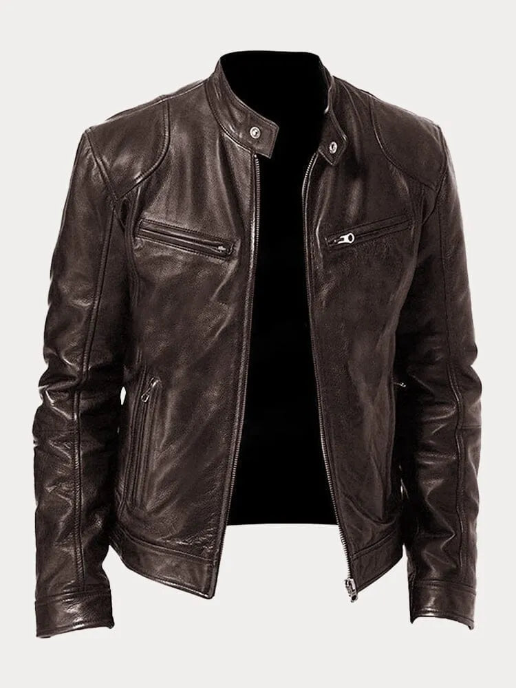 ARNAUD LYON | VESTE DÉCONTRACTÉE EN CUIR