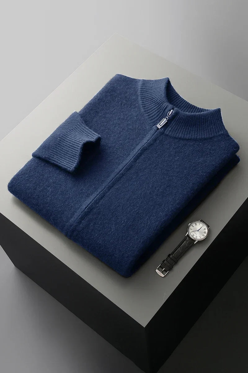 ARNAUD LYON | GILET DE LUXE EN LAINE DE CACHEMIRE PREMIUM