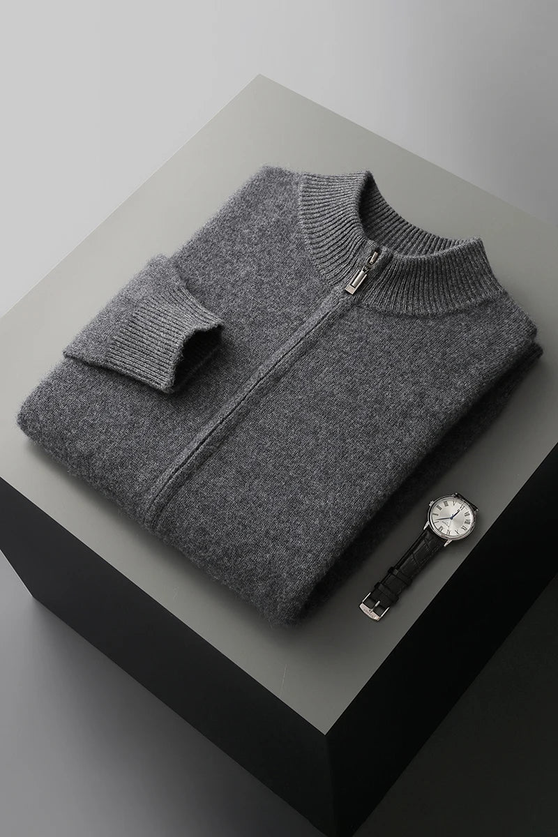 ARNAUD LYON | GILET DE LUXE EN LAINE DE CACHEMIRE PREMIUM