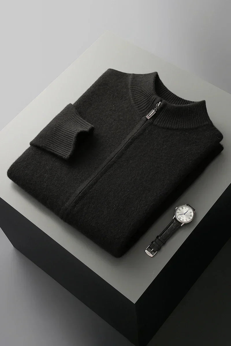 ARNAUD LYON | GILET DE LUXE EN LAINE DE CACHEMIRE PREMIUM