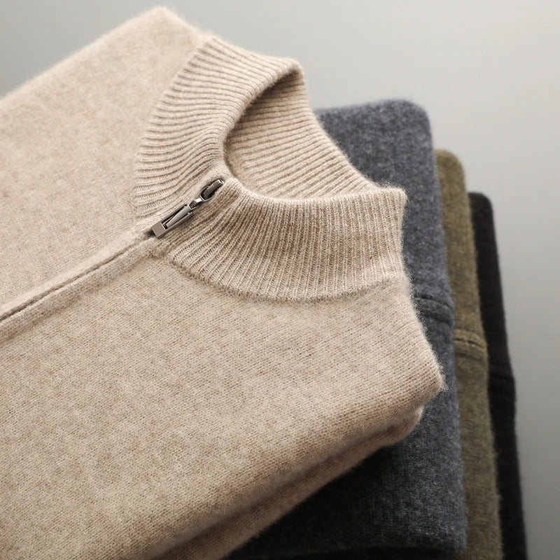 ARNAUD LYON | GILET DE LUXE EN LAINE DE CACHEMIRE PREMIUM