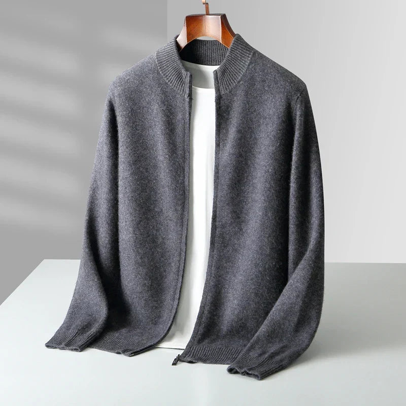 ARNAUD LYON | GILET DE LUXE EN LAINE DE CACHEMIRE PREMIUM