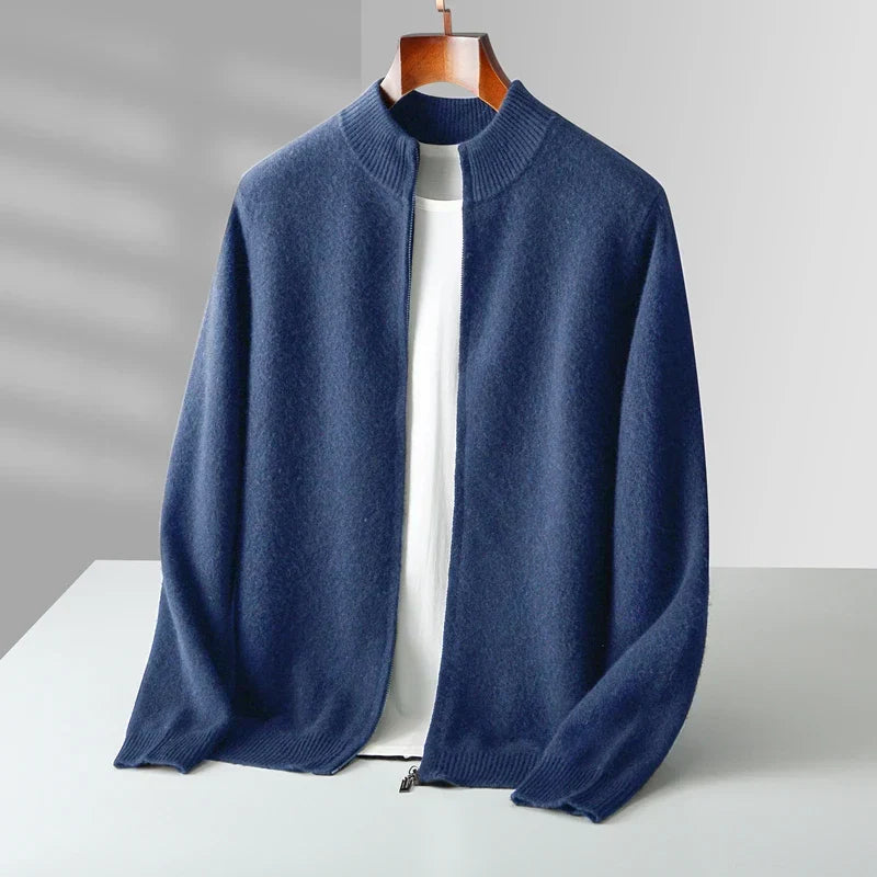 ARNAUD LYON | GILET DE LUXE EN LAINE DE CACHEMIRE PREMIUM