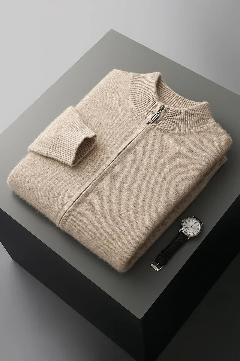 ARNAUD LYON | GILET DE LUXE EN LAINE DE CACHEMIRE PREMIUM