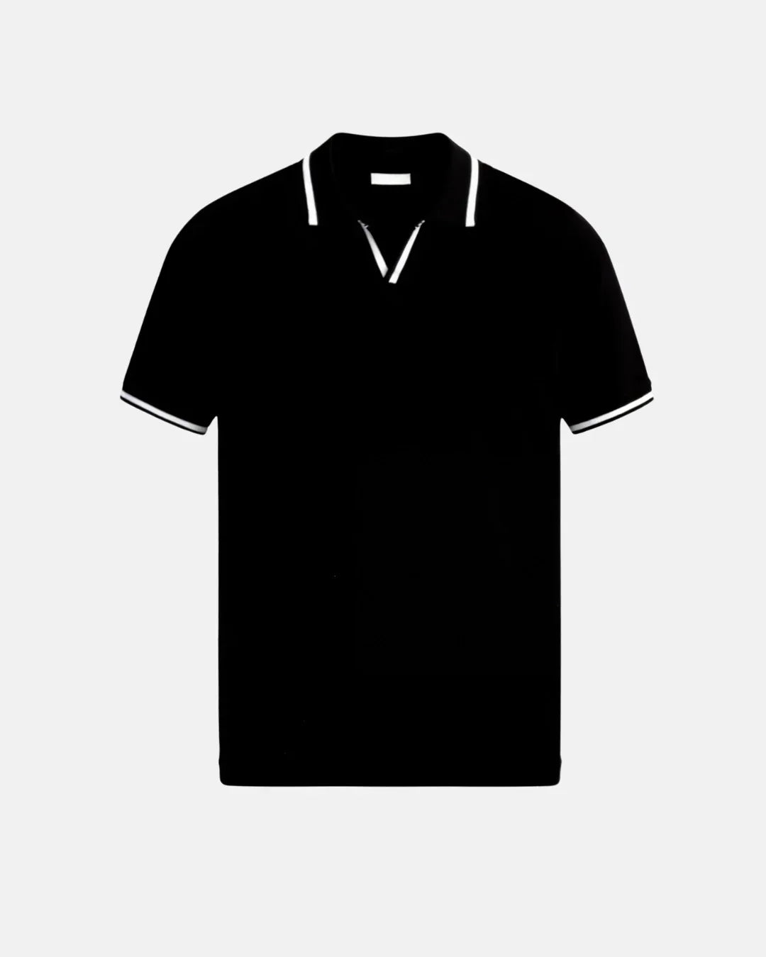 ARNAUD LYON | POLO SUR MESURE EN PIQUÉ AVEC DÉTAILS CONTRASTANTS