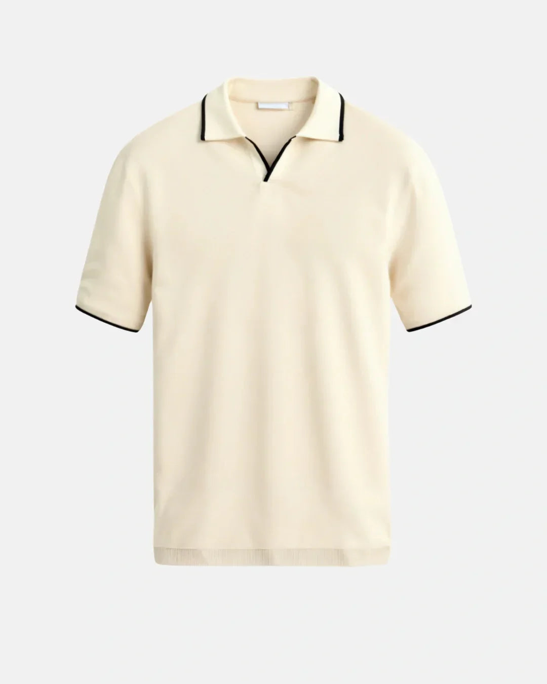 ARNAUD LYON | POLO SUR MESURE EN PIQUÉ AVEC DÉTAILS CONTRASTANTS