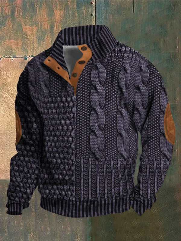 ARNAUD LYON | PULLOVER CHAUD À MOTIF
