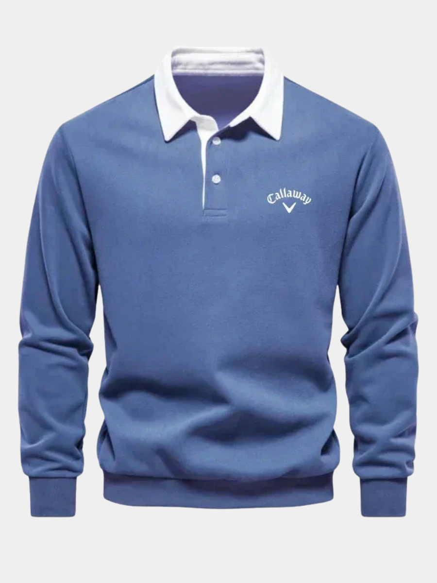 ARNAUD LYON | PULL POLO AVEC CONTRASTES RAFFINÉS