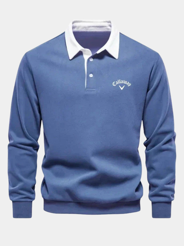 ARNAUD LYON | PULL POLO AVEC CONTRASTES RAFFINÉS