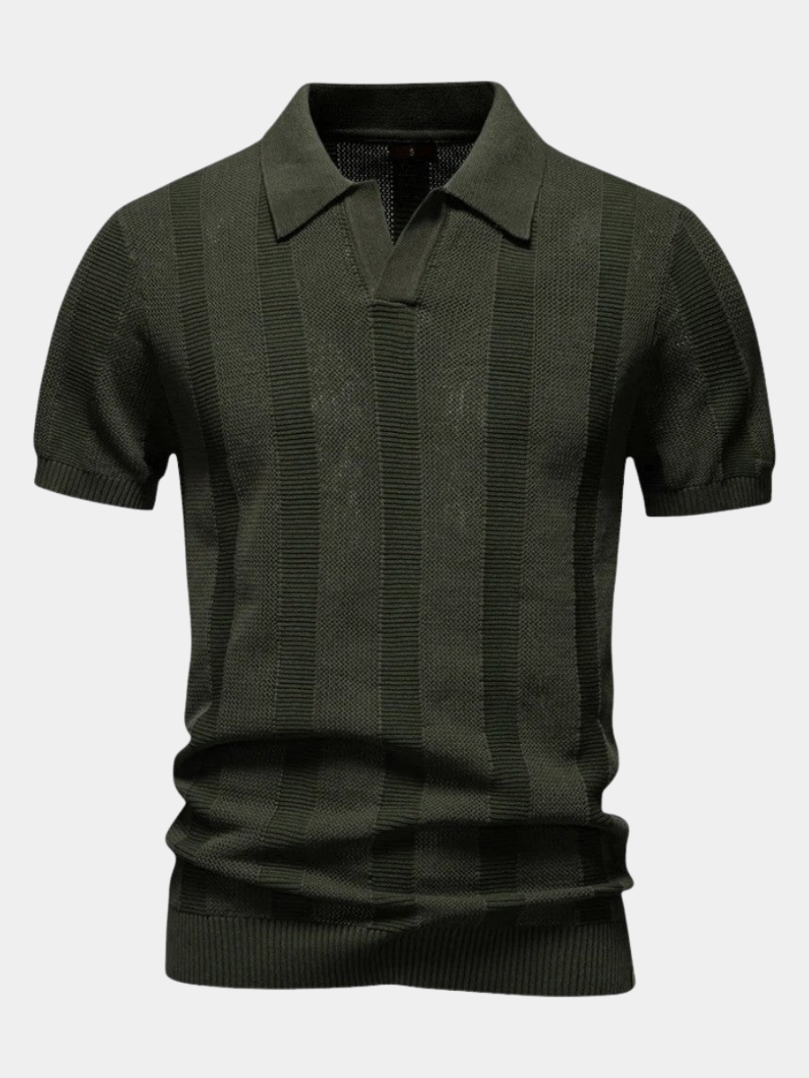 ARNAUD LYON | POLO EN MAILLE ÉLEVÉE