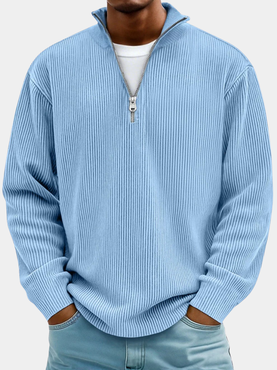 ARNAUD LYON | PULL AVEC ZIP TENDANCE