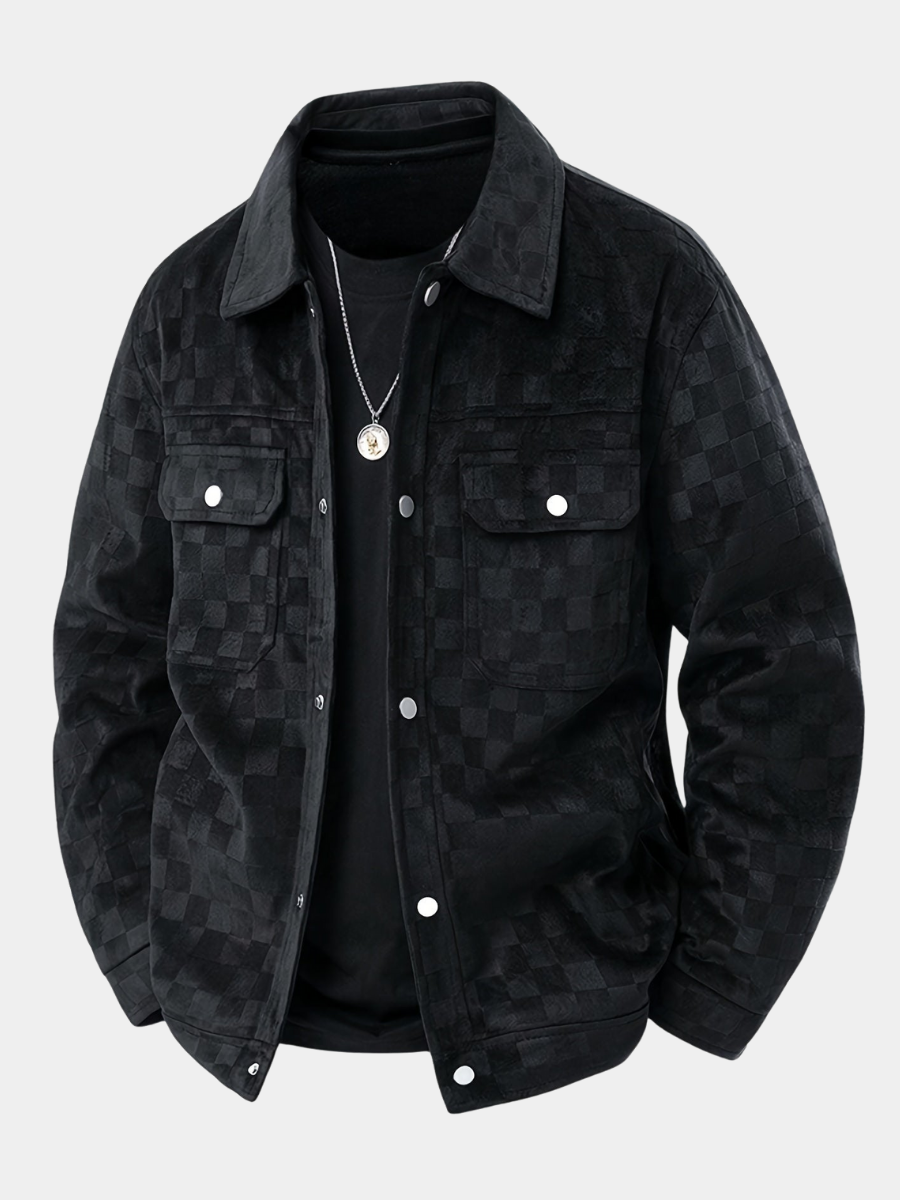 ARNAUD LYON | VESTE EN VELOURS SUEDE