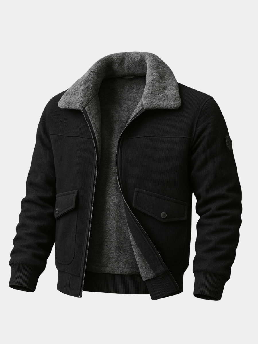 ARNAUD LYON | VESTE POUR HOMME AVEC FAUSSE FOURRURE
