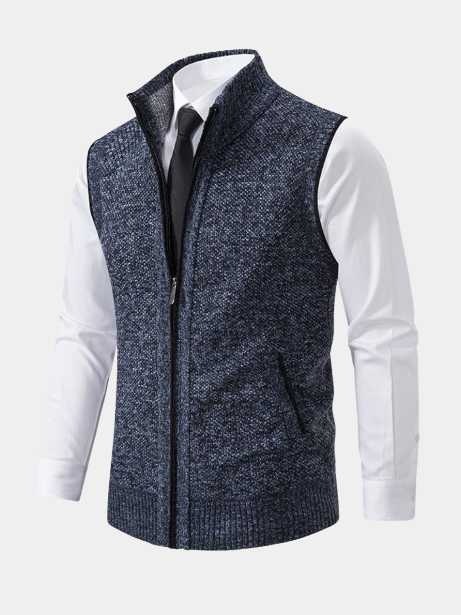 ARNAUD LYON | GILET EN MAILLE CLASSIQUE
