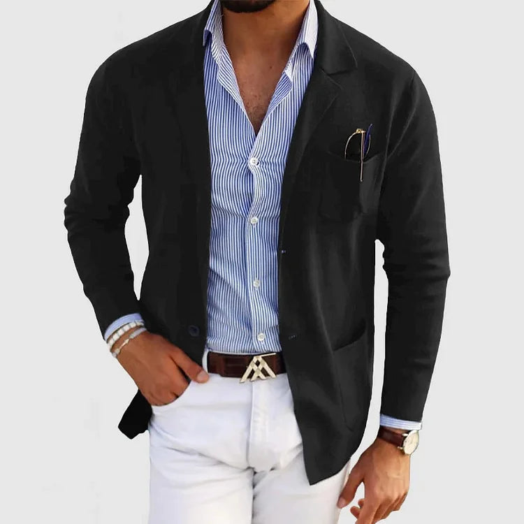 ARNAUD LYON | BLAZER LUXUEUX HOMME EN MATÉRIAU SOUPLE