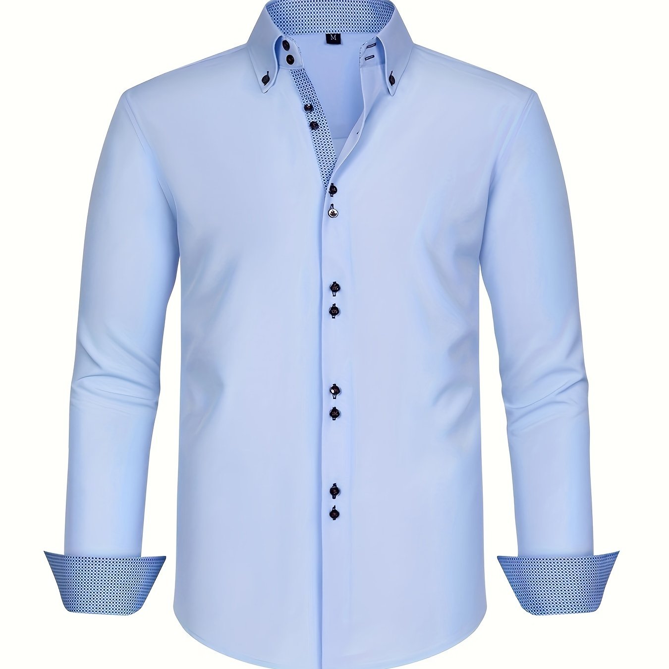 ARNAUD LYON | CHEMISE ÉLÉGANTE LÉGÈRE AVEC DÉTAILS CONTRASTÉS
