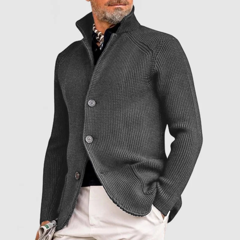 ARNAUD LYON | CARDIGAN EN MAILLE INTEMPORELLE