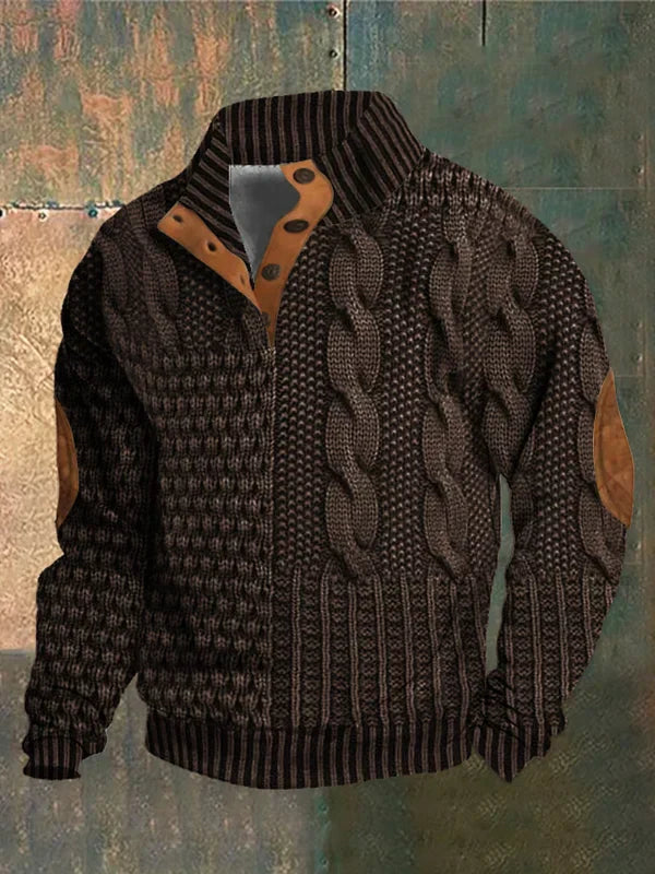 ARNAUD LYON | PULLOVER CHAUD À MOTIF