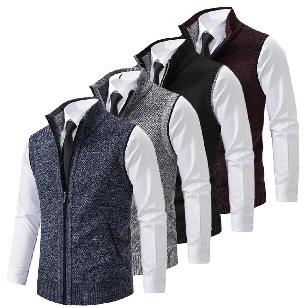 ARNAUD LYON | GILET EN MAILLE CLASSIQUE