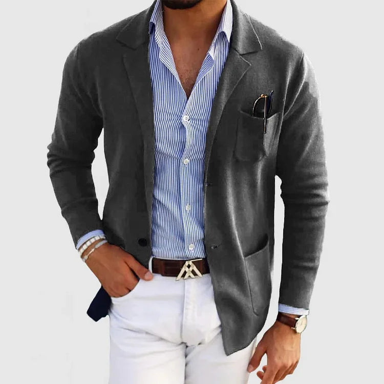 ARNAUD LYON | BLAZER LUXUEUX HOMME EN MATÉRIAU SOUPLE