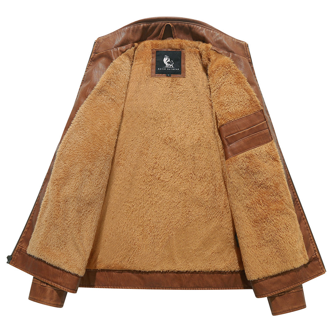 ARNAUD LYON | VESTE BIKER EN FLEECE