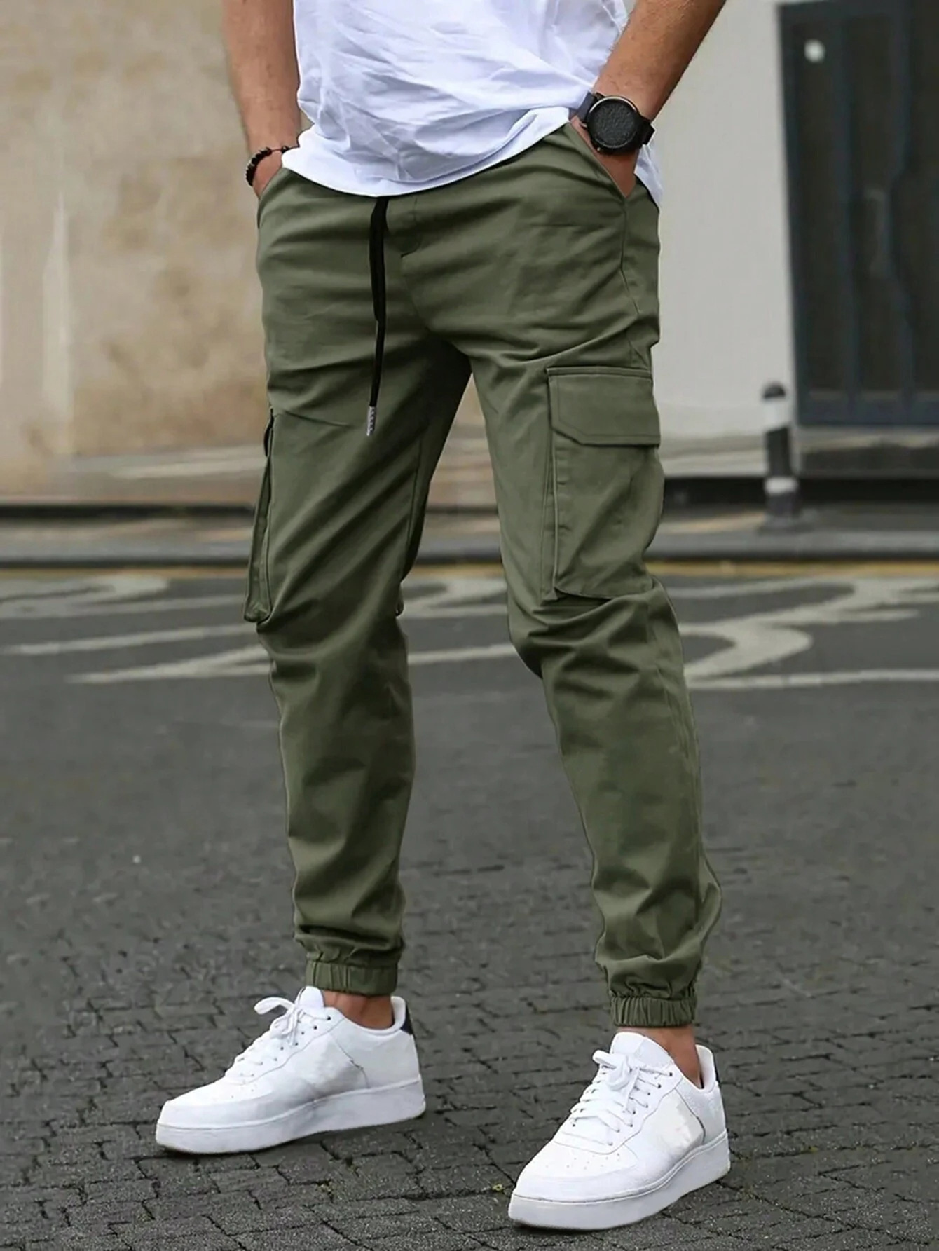 ARNAUD LYON | PANTALONS CARGO JOGGER POUR HOMME