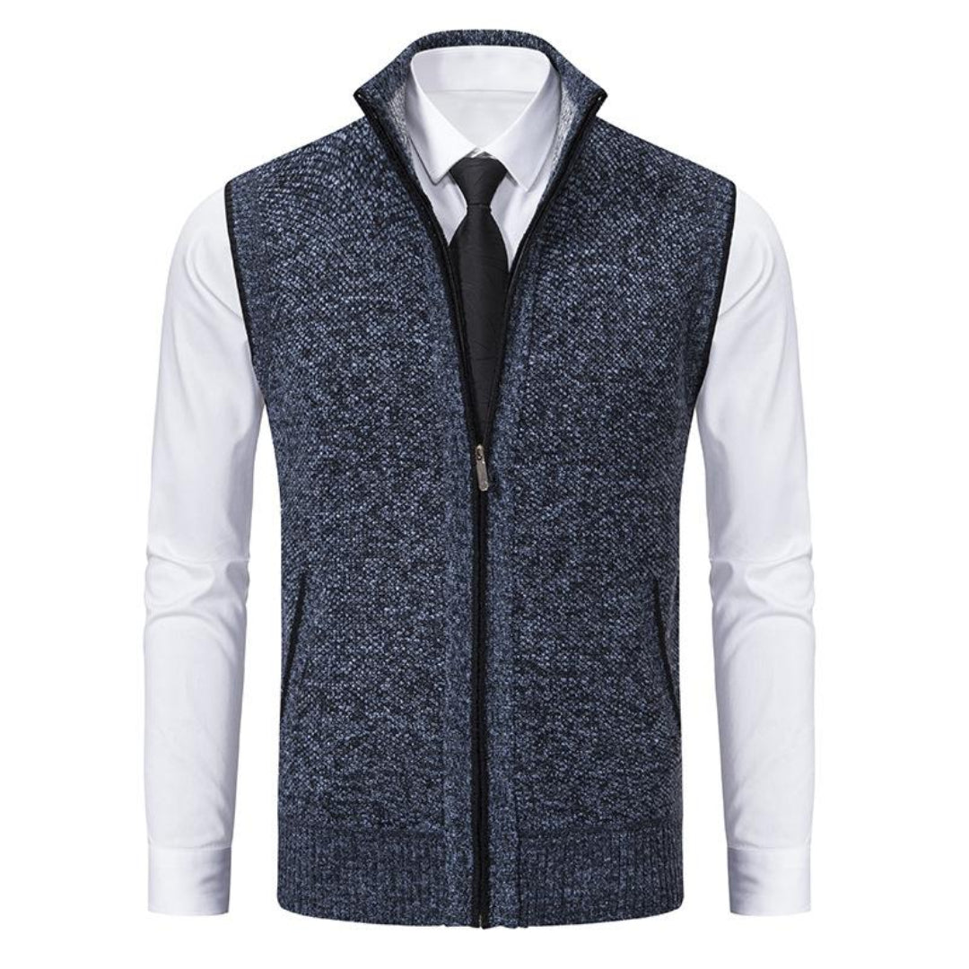 ARNAUD LYON | GILET EN MAILLE CLASSIQUE