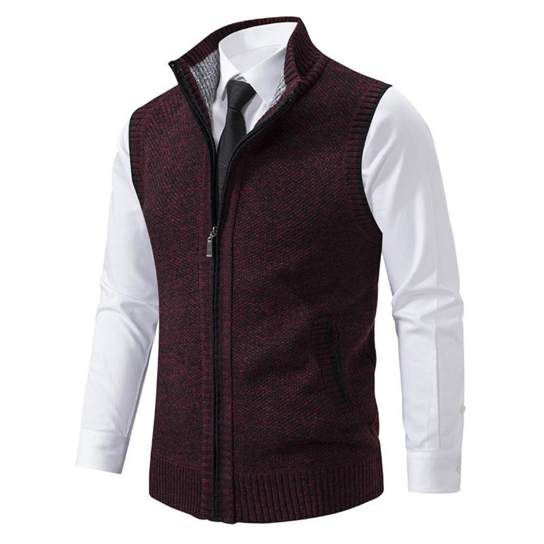 ARNAUD LYON | GILET EN MAILLE CLASSIQUE